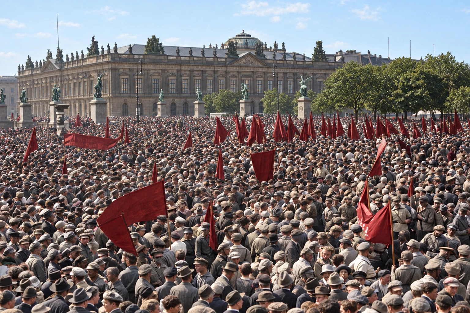 Pfingsttreffen des Roten Frontkämpferbunds in Berlin, 1928